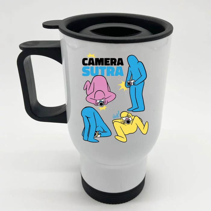 Camera Sutra Front & Back Stainless Steel Travel Mug