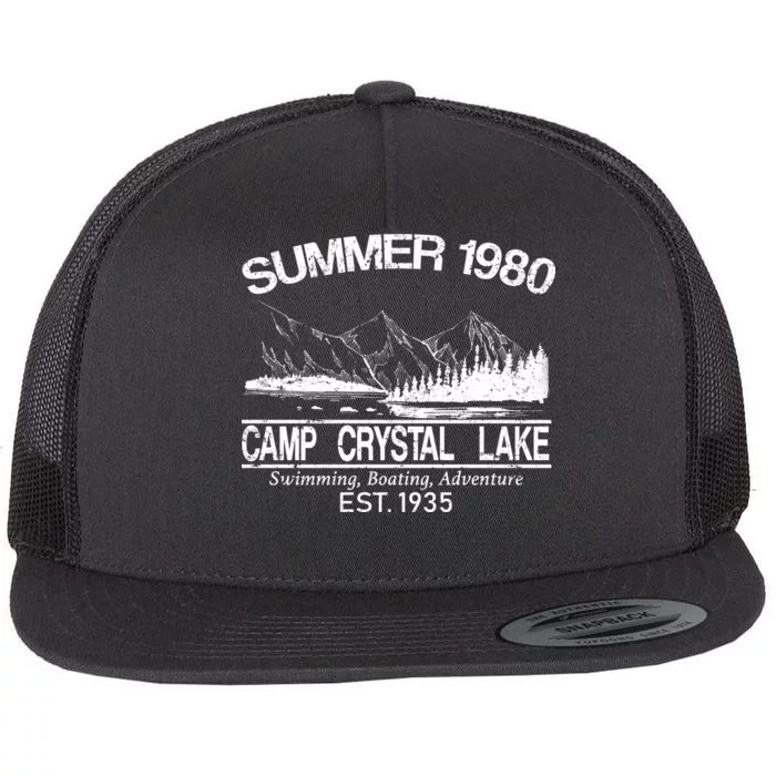 Camp Crystal Lake Flat Bill Trucker Hat