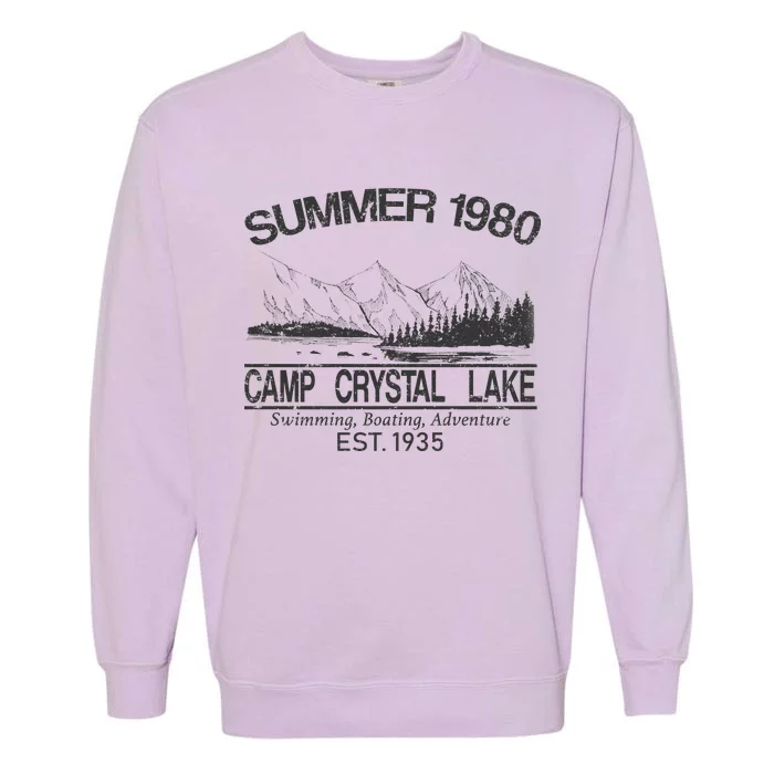 Camp Crystal Lake Garment-Dyed Sweatshirt