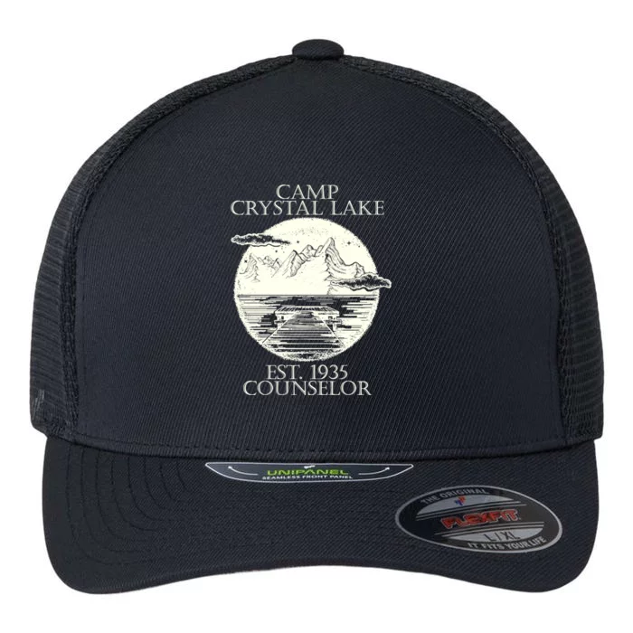 Camp Crystal Lake Counselor Flexfit Unipanel Trucker Cap