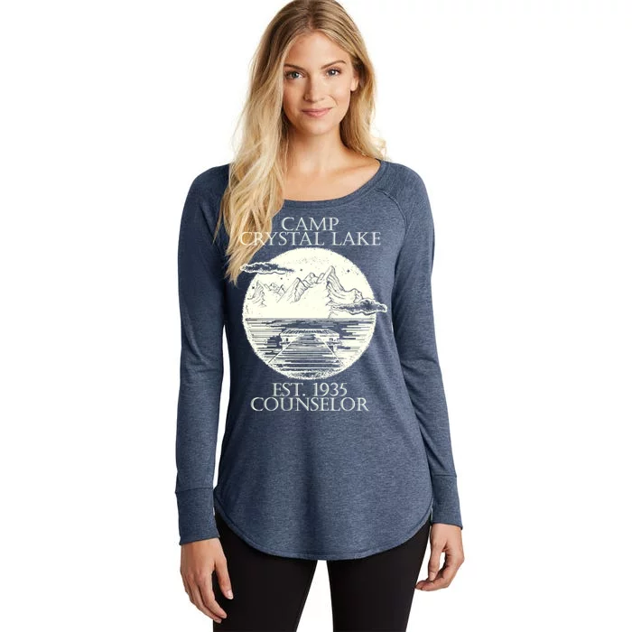 Camp Crystal Lake Counselor Women's Perfect Tri Tunic Long Sleeve Shirt