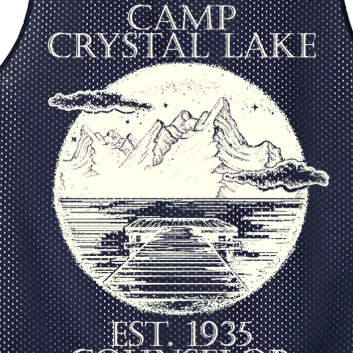 Camp Crystal Lake Counselor Mesh Reversible Basketball Jersey Tank