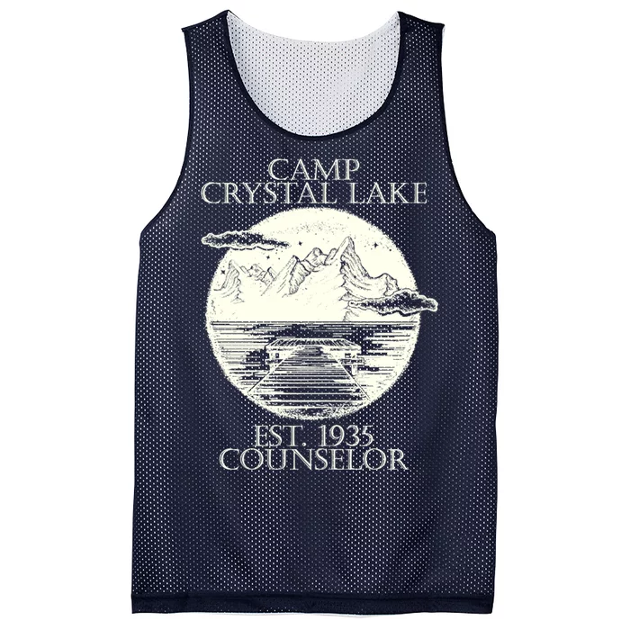 Camp Crystal Lake Counselor Mesh Reversible Basketball Jersey Tank