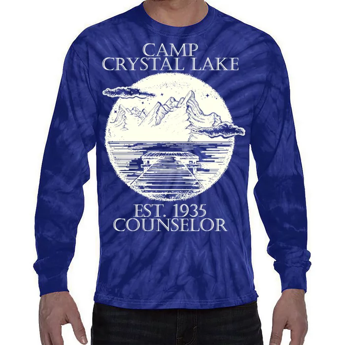 Camp Crystal Lake Counselor Tie-Dye Long Sleeve Shirt