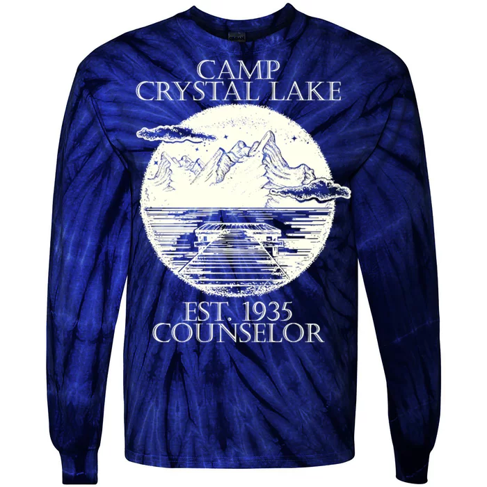 Camp Crystal Lake Counselor Tie-Dye Long Sleeve Shirt