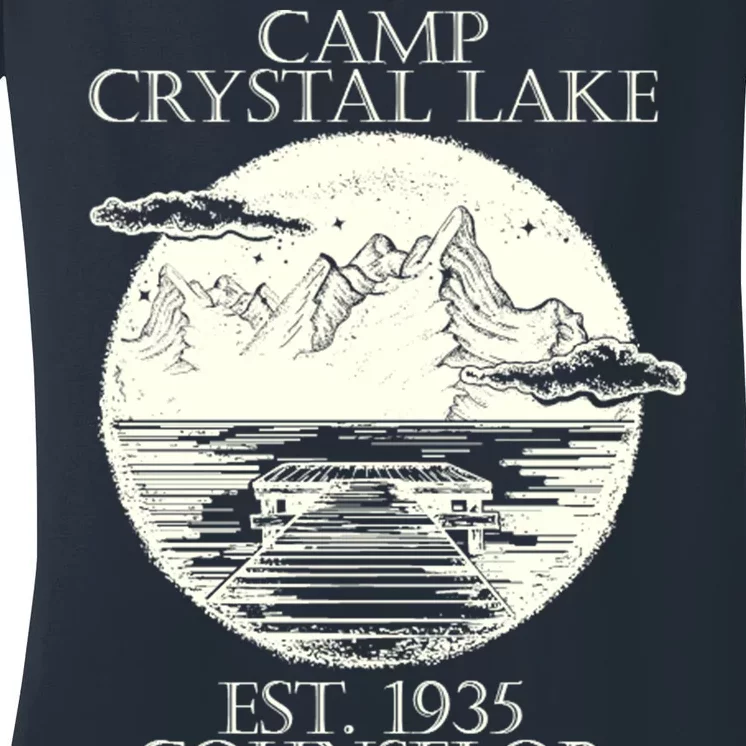 Camp Crystal Lake Counselor Women's V-Neck T-Shirt