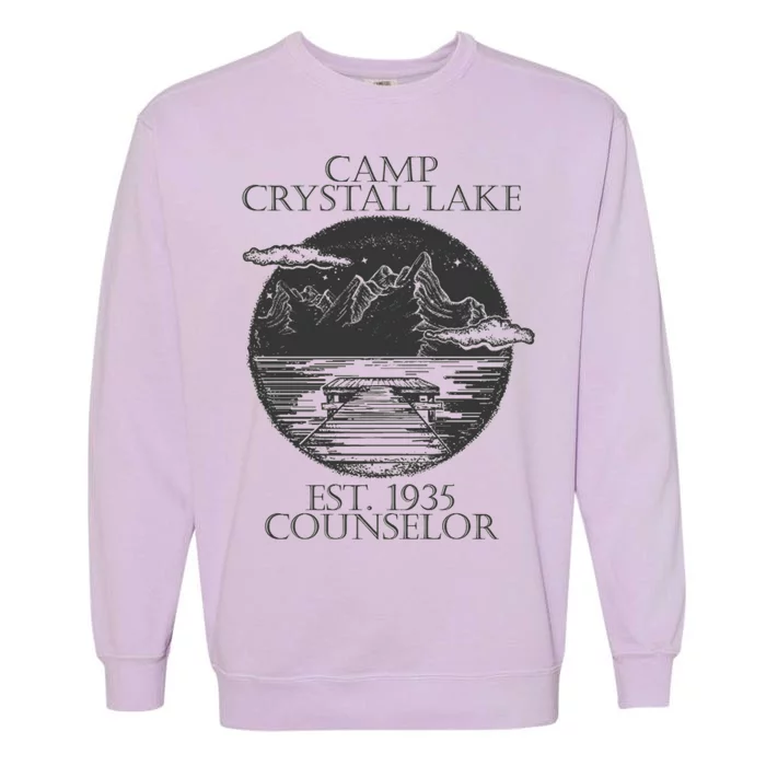 Camp Crystal Lake Counselor Garment-Dyed Sweatshirt