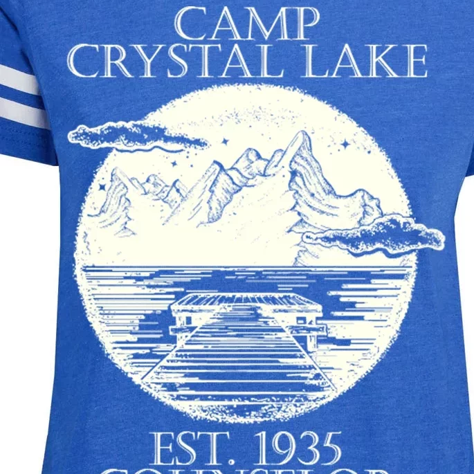 Camp Crystal Lake Counselor Enza Ladies Jersey Football T-Shirt