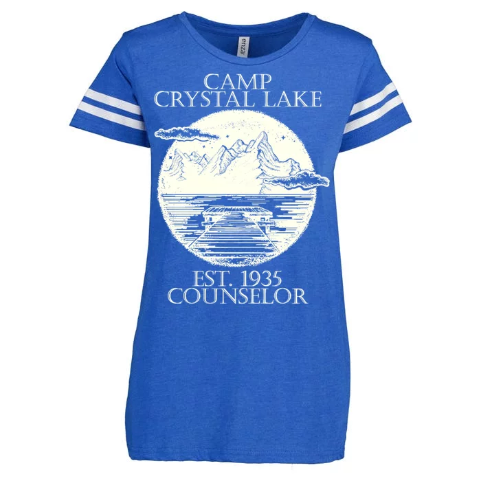 Camp Crystal Lake Counselor Enza Ladies Jersey Football T-Shirt