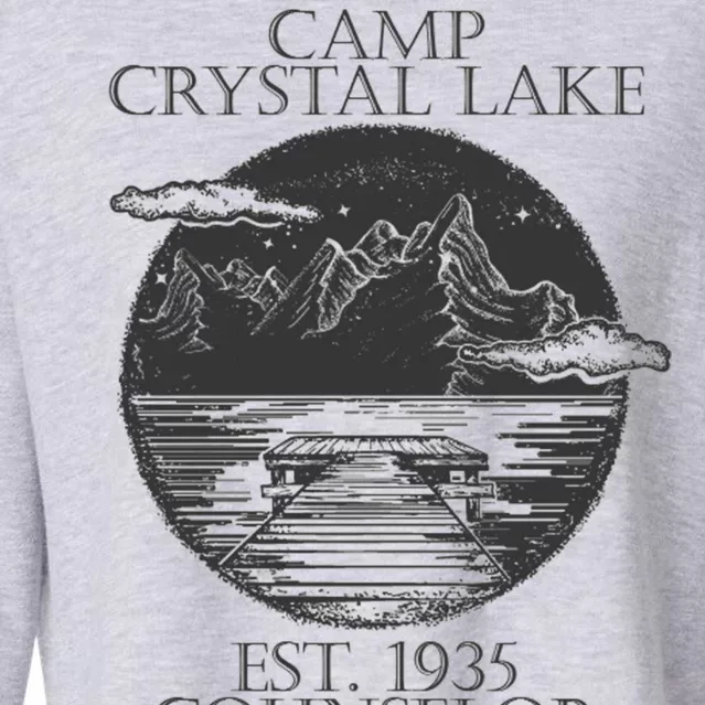 Camp Crystal Lake Counselor Cropped Pullover Crew