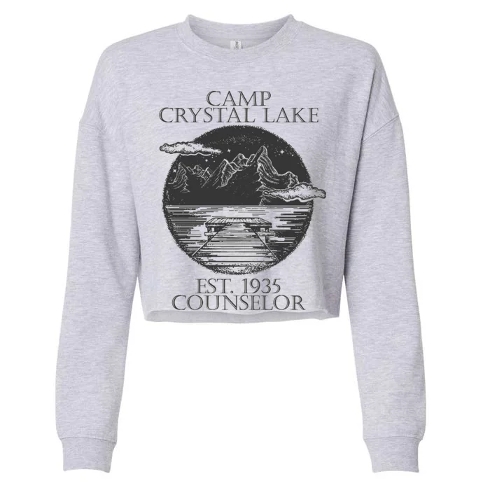 Camp Crystal Lake Counselor Cropped Pullover Crew