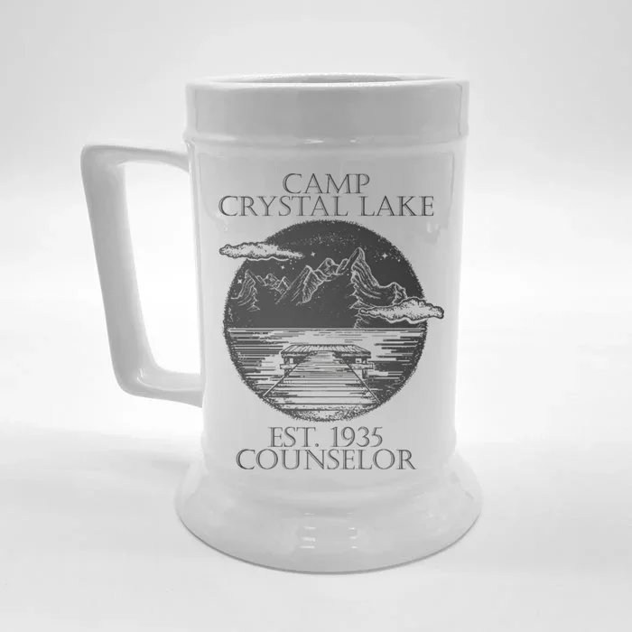 Camp Crystal Lake Counselor Front & Back Beer Stein