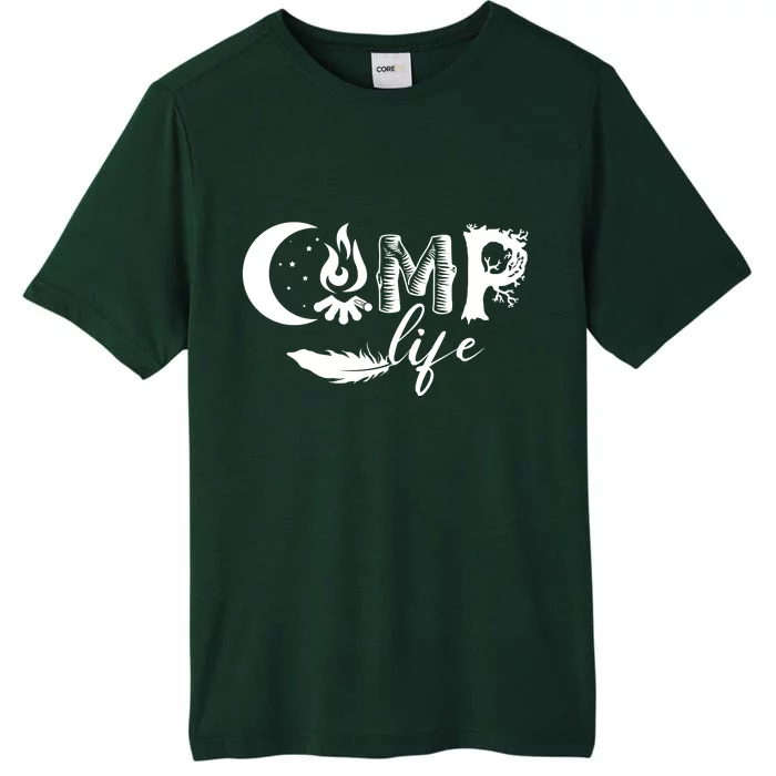 Camp Life Cute Camping Nature Logo ChromaSoft Performance T-Shirt