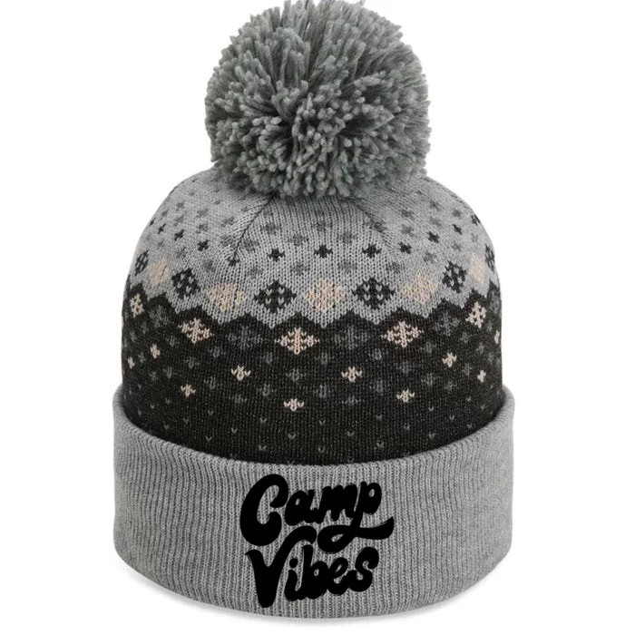 Camp Vibes The Baniff Cuffed Pom Beanie