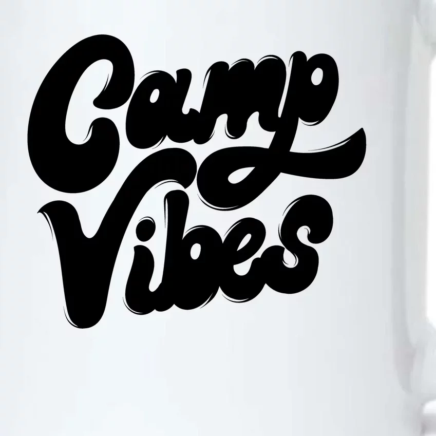 Camp Vibes Black Color Changing Mug