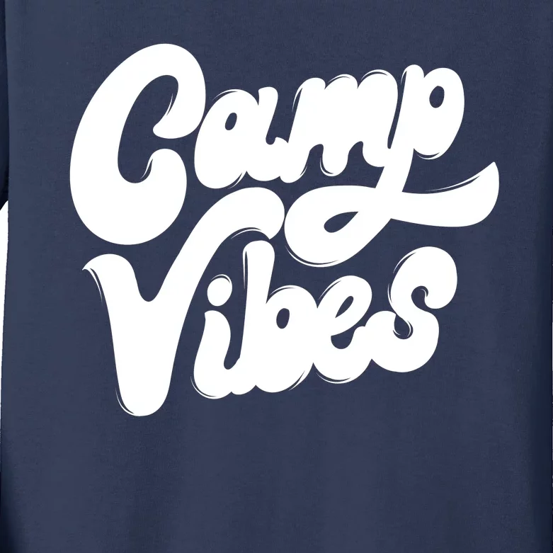 Camp Vibes Kids Long Sleeve Shirt