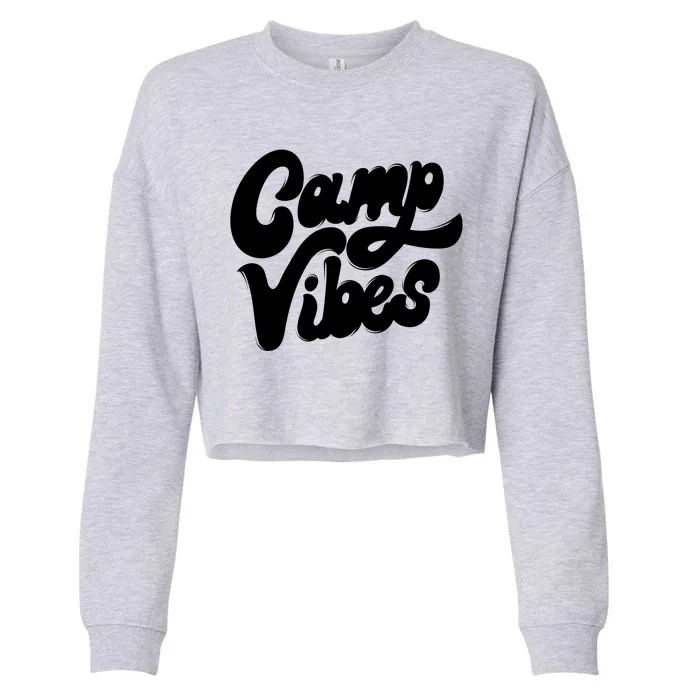 Camp Vibes Cropped Pullover Crew