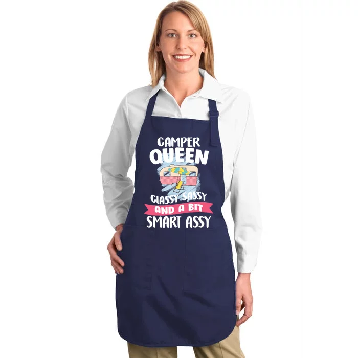 Camper Queen Full-Length Apron With Pocket