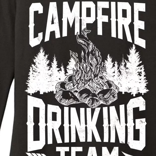 Campfire Drinking Team Womens CVC Long Sleeve Shirt