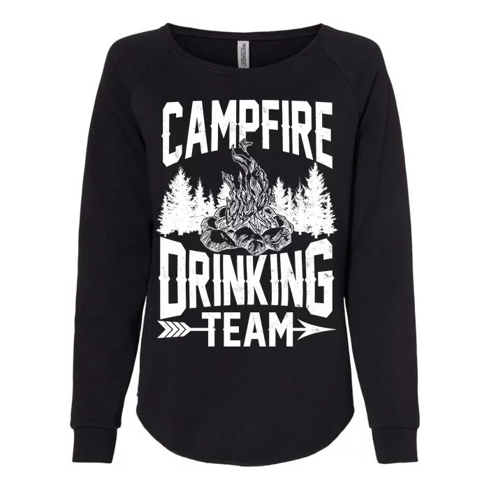 Campfire Drinking Team Womens California Wash Sweatshirt