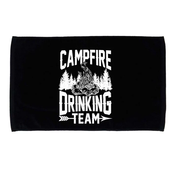 Campfire Drinking Team Microfiber Hand Towel