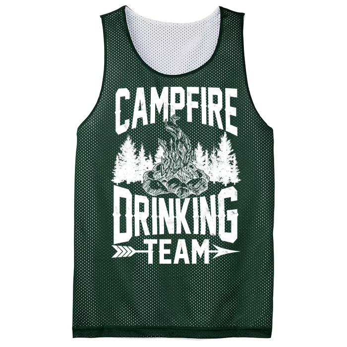 Campfire Drinking Team Mesh Reversible Basketball Jersey Tank