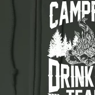 Campfire Drinking Team Full Zip Hoodie