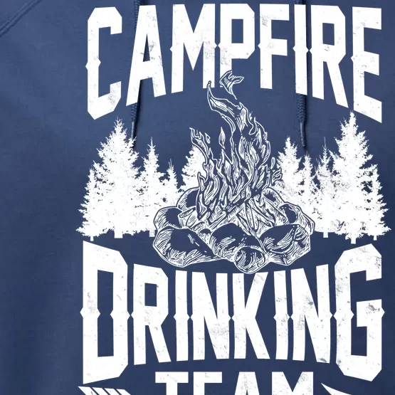 Campfire Drinking Team Performance Fleece Hoodie