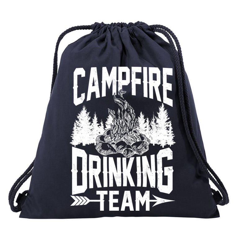 Campfire Drinking Team Drawstring Bag