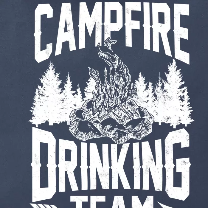 Campfire Drinking Team Zip Tote Bag