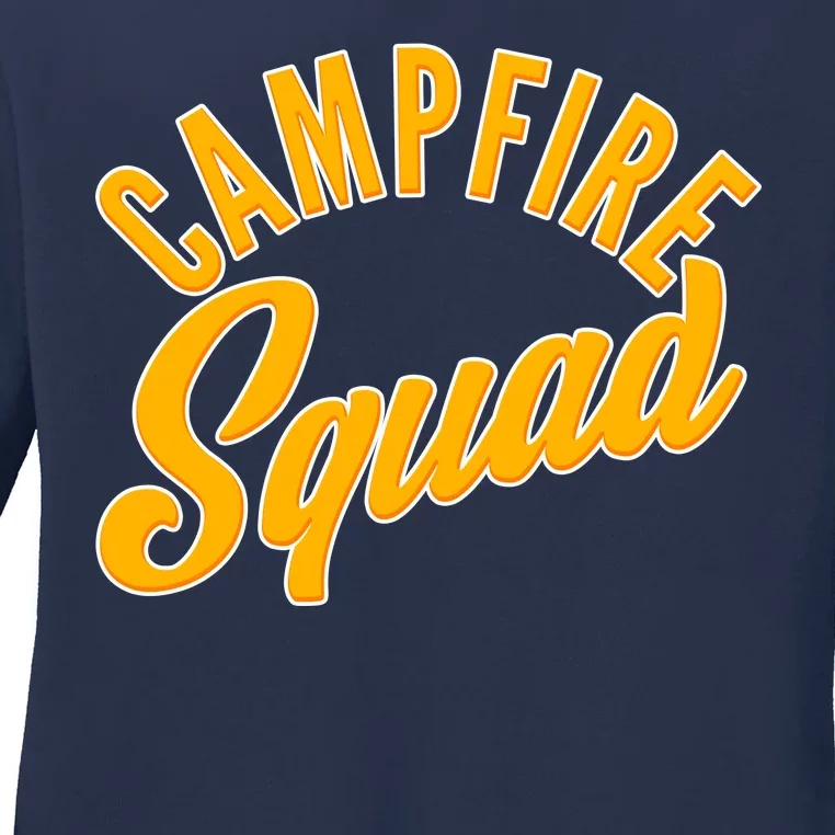 Campfire Squad Ladies Long Sleeve Shirt