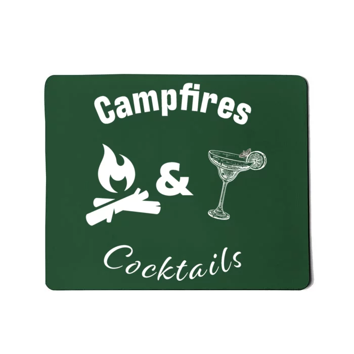 Campfires And Cocktails Mousepad