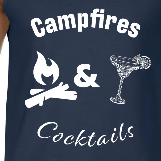 Campfires And Cocktails Comfort Colors® Tank Top