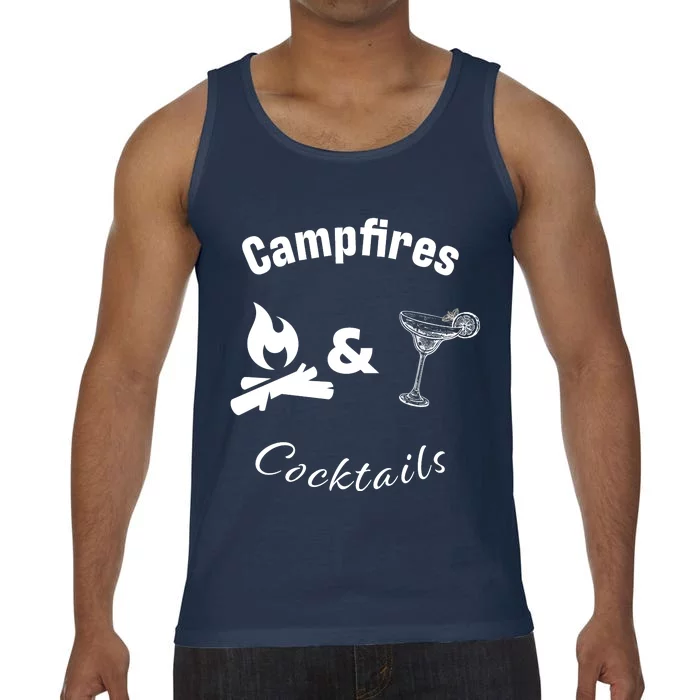 Campfires And Cocktails Comfort Colors® Tank Top