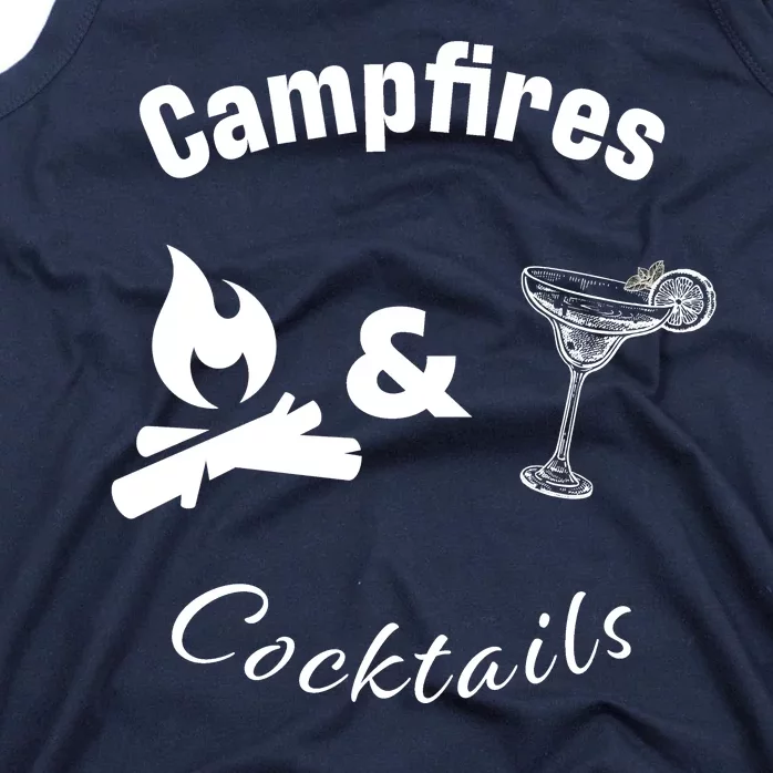 Campfires And Cocktails Tank Top