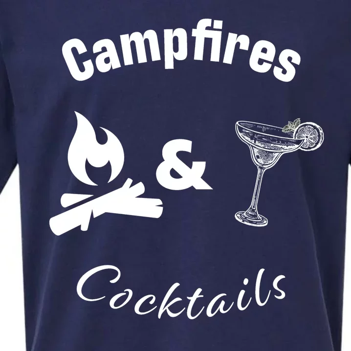 Campfires And Cocktails Sueded Cloud Jersey T-Shirt