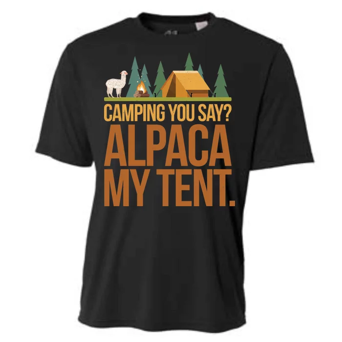 Camping Alpaca My Tent Cooling Performance Crew T-Shirt