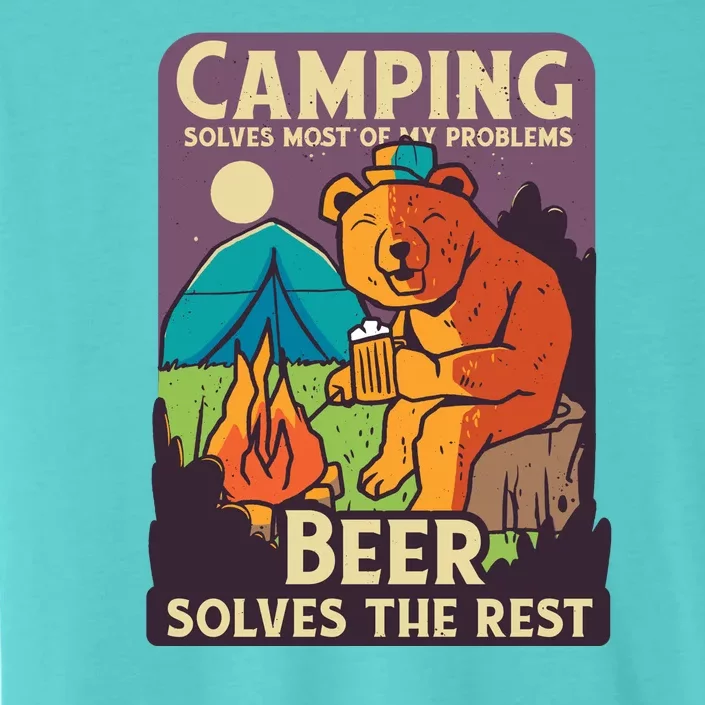 Camping And Beer Funny ChromaSoft Performance T-Shirt