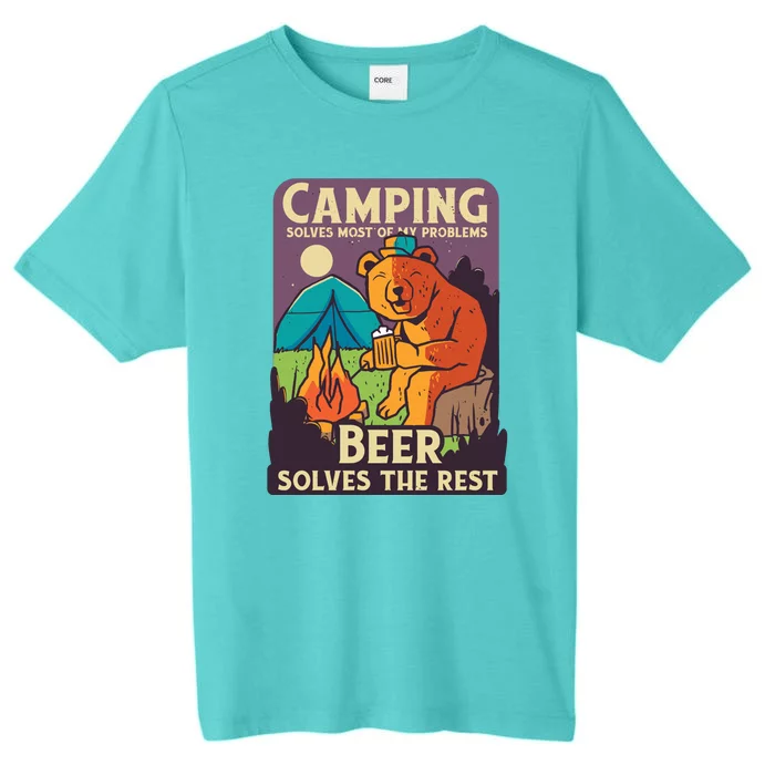 Camping And Beer Funny ChromaSoft Performance T-Shirt