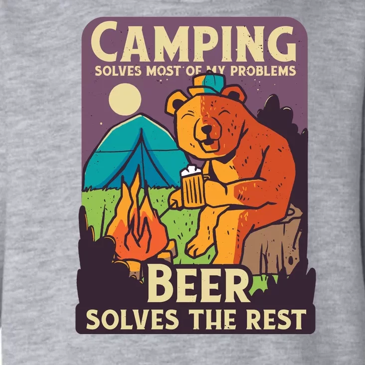 Camping And Beer Funny Toddler Hoodie