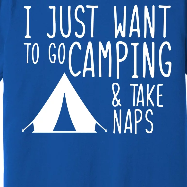 Camping And Napping Premium T-Shirt