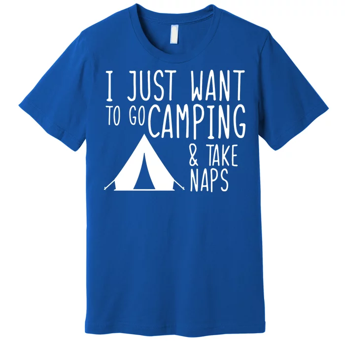 Camping And Napping Premium T-Shirt