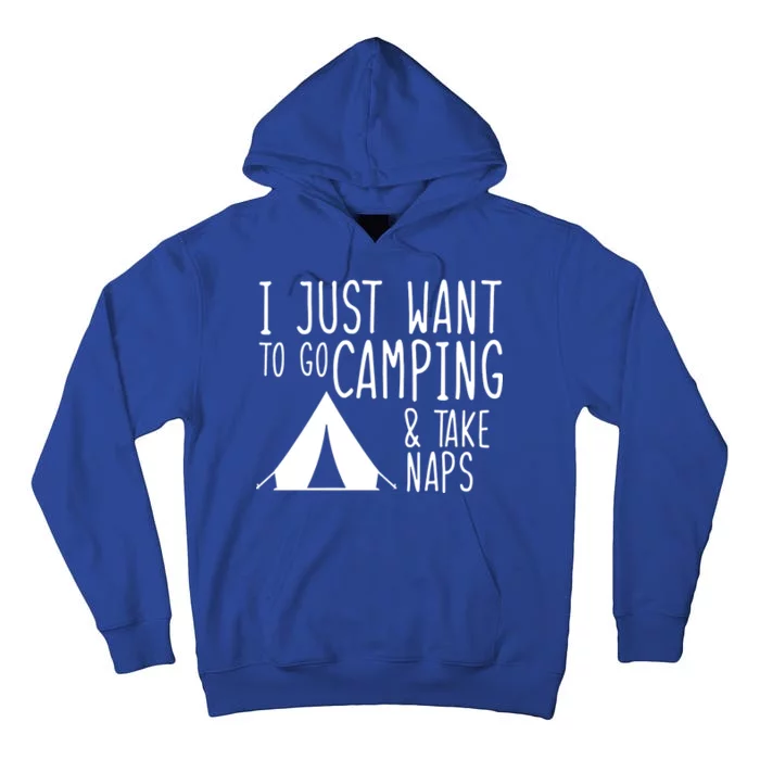 Camping And Napping Tall Hoodie