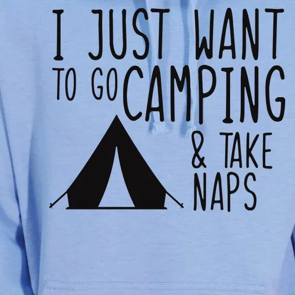 Camping And Napping Unisex Surf Hoodie