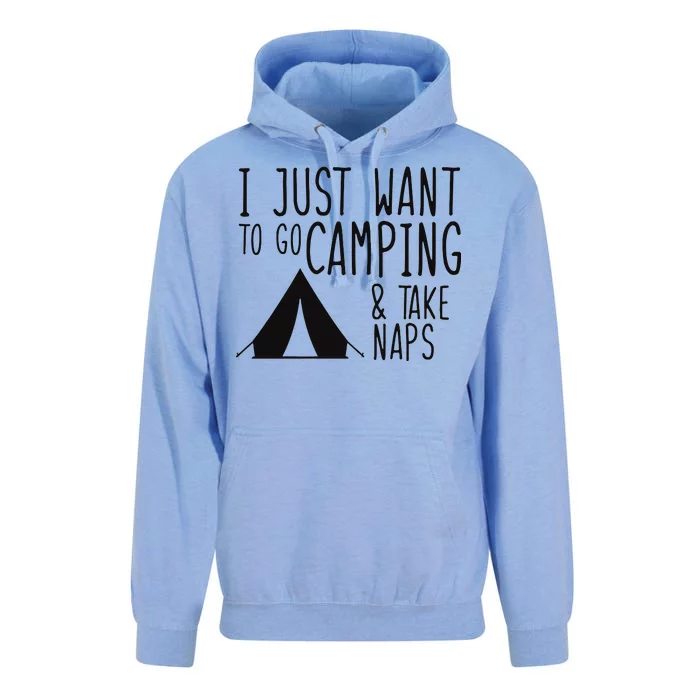 Camping And Napping Unisex Surf Hoodie