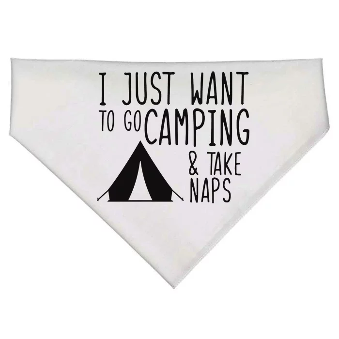 Camping And Napping USA-Made Doggie Bandana