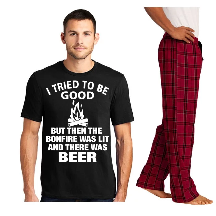 Camping Bonfire And Beer Pajama Set