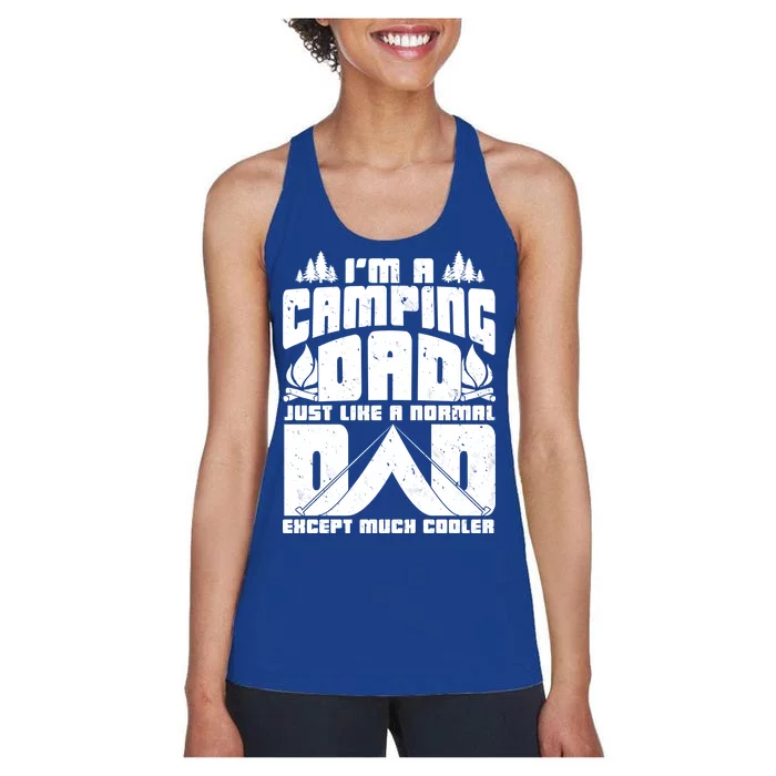 Camping Dad Women's Racerback Tank