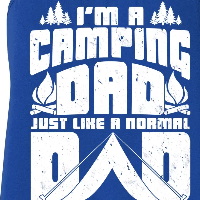 Camping Dad Women's Racerback Tank