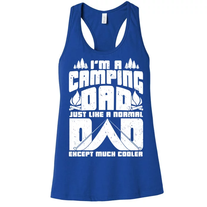 Camping Dad Women's Racerback Tank